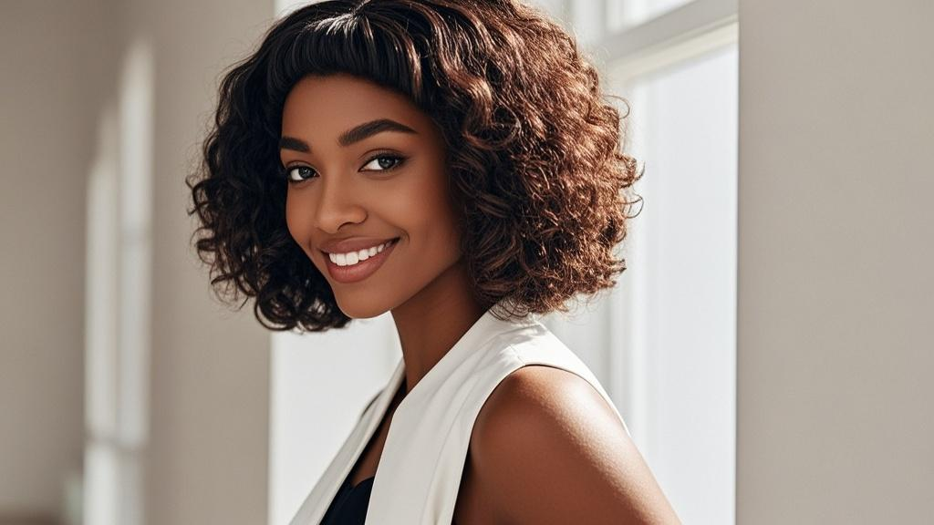 6 inch Wear-and-go Curly Hair